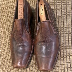 Men's Brown Leather Loafers